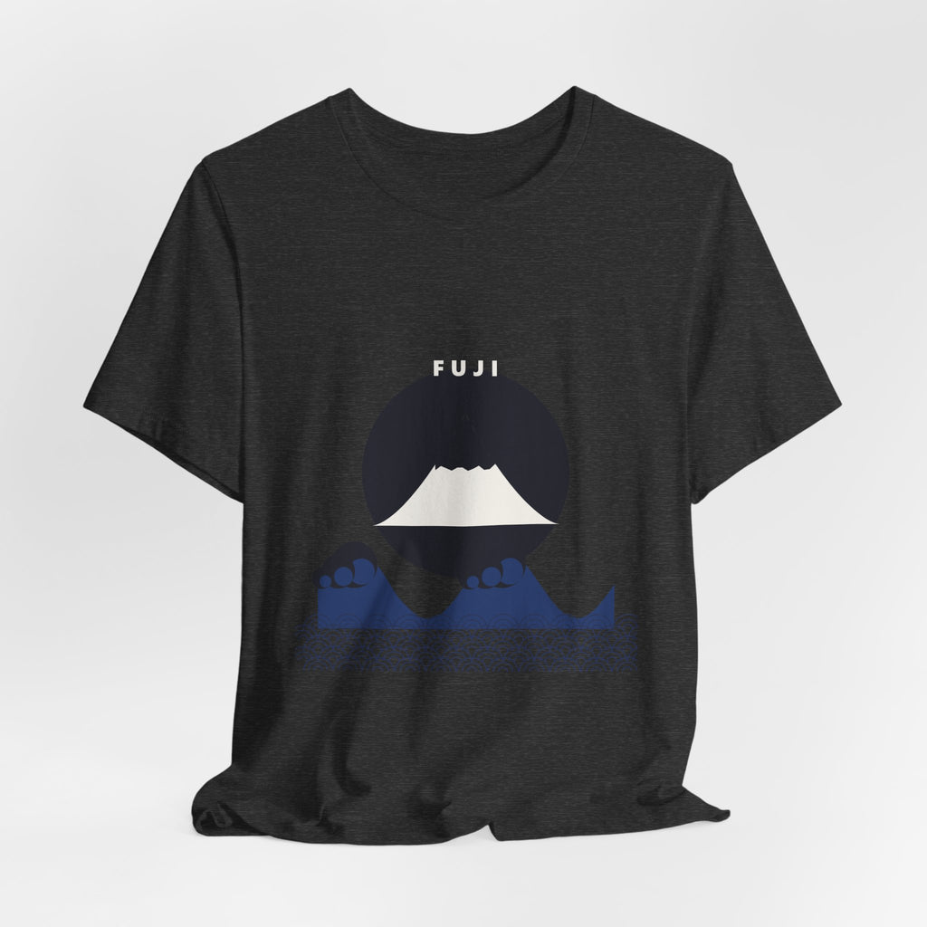 Fuji & Wave T-Shirt - original anime design, view 12