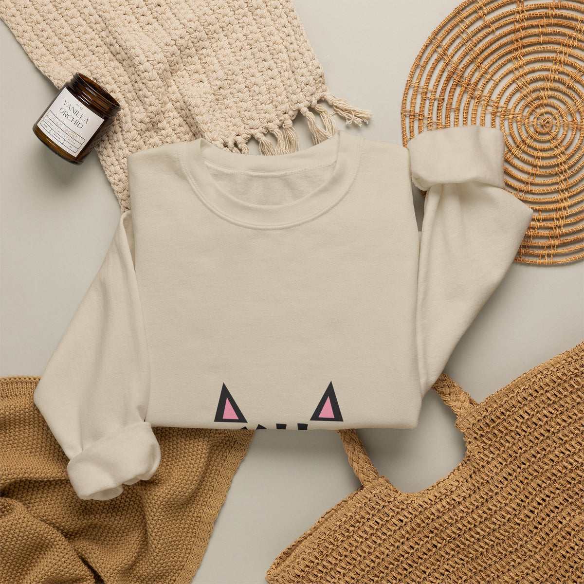 Neko Sweatshirt - original anime design, view 12