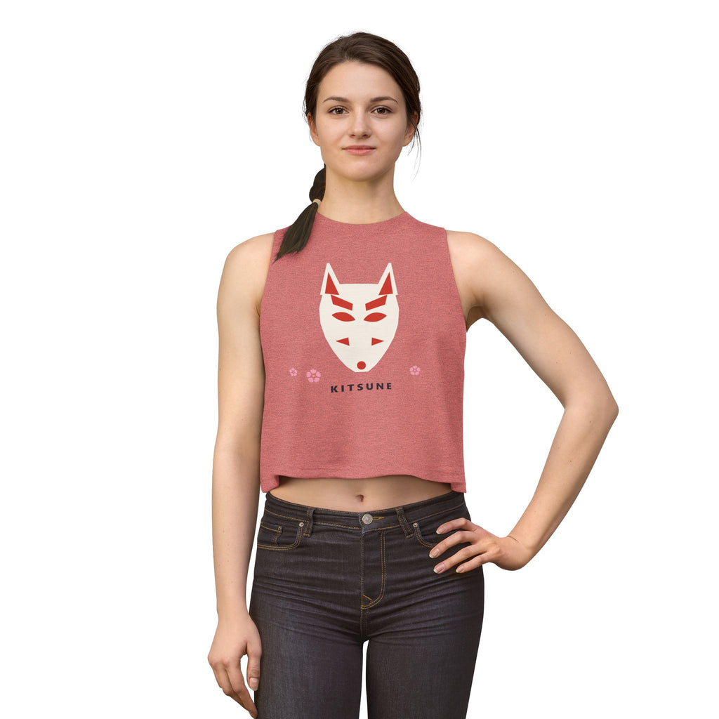 Kitsune Mask Crop Top - original anime design, view 6
