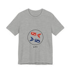 Koi Pair T-Shirt in Athletic Heather