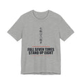 Fall Seven Times Anime T-Shirt in Athletic Heather