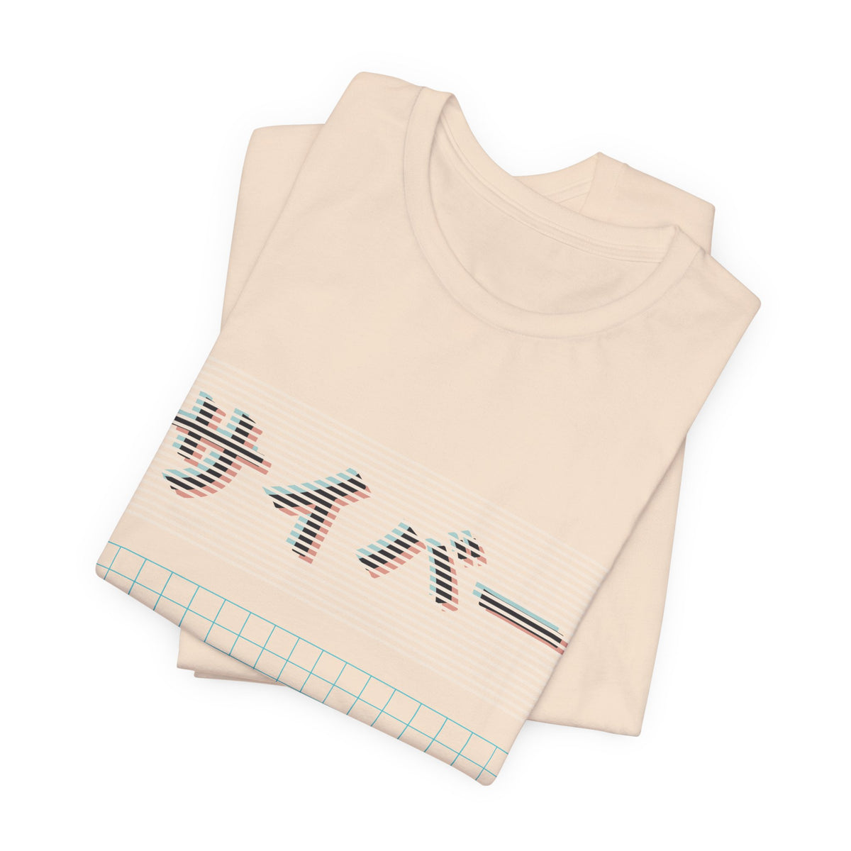 Cyber Glitch Anime T-Shirt - original anime design, view 9