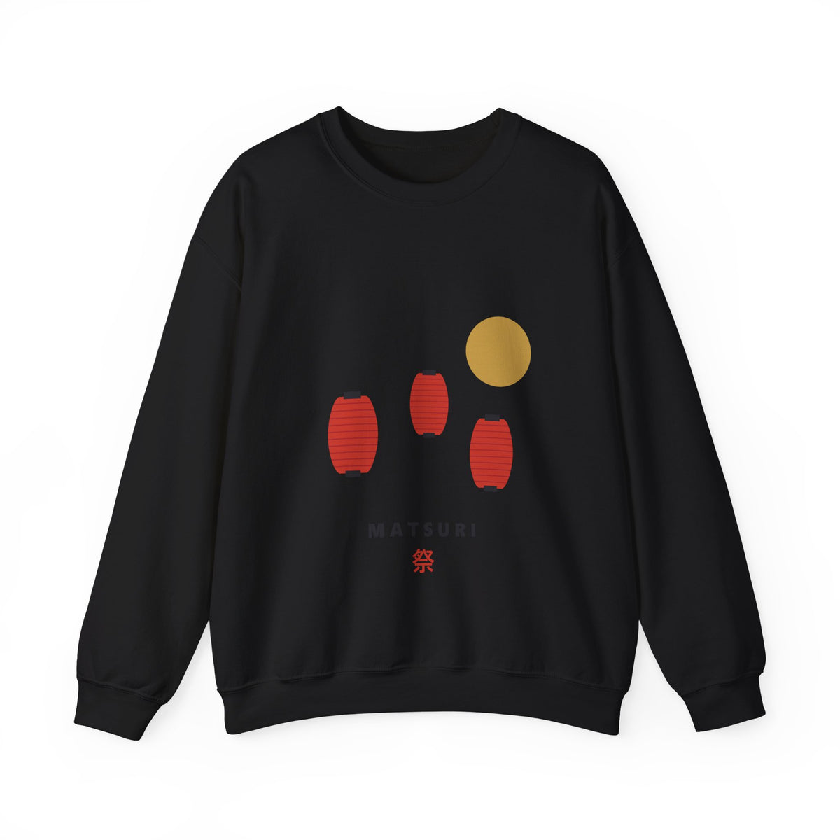 Matsuri Lanterns Sweatshirt in Black