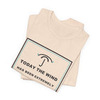 Today The Wind Has Been Extremely Unprofessional Funny Anime T-Shirt - original anime design, view 8