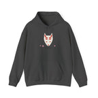 Kitsune Mask Hoodie in Dark Heather