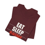 Eat Sleep Anime Repeat T-Shirt - original anime design, view 24