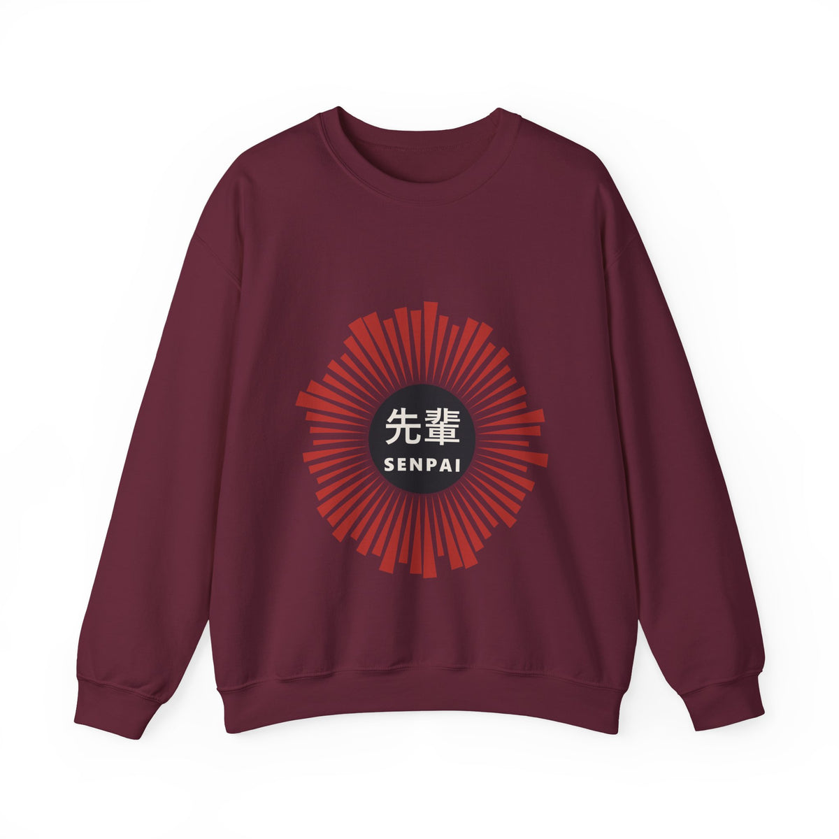 Senpai Sweatshirt in Maroon