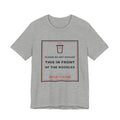Please Do Not Discuss This In Front Of The Noodles Funny Anime T-Shirt in Athletic Heather