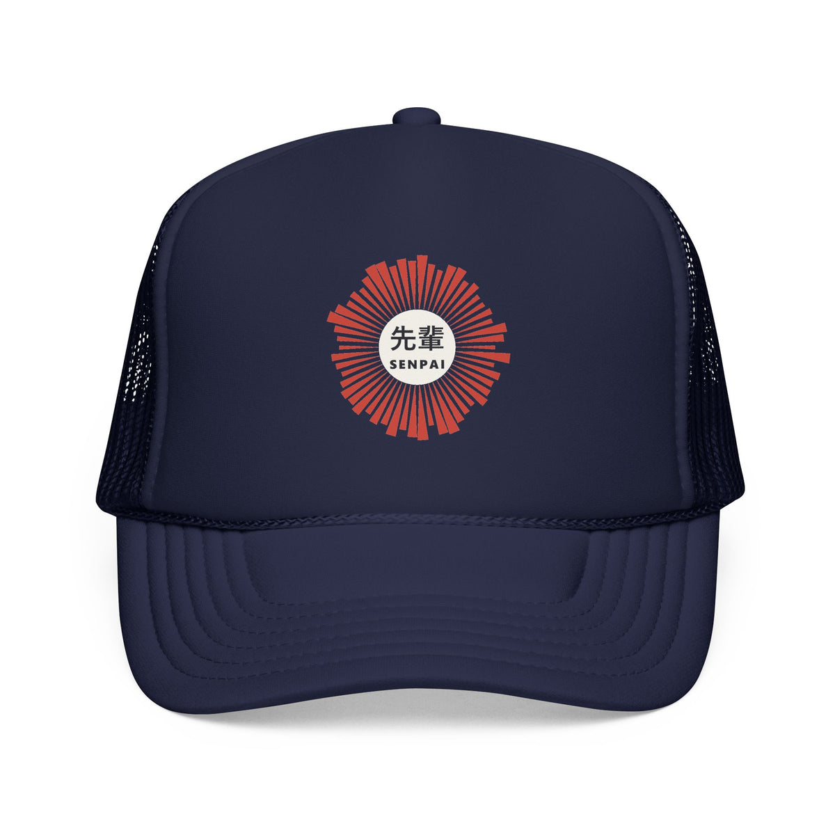 Senpai Trucker Cap in Dark Navy