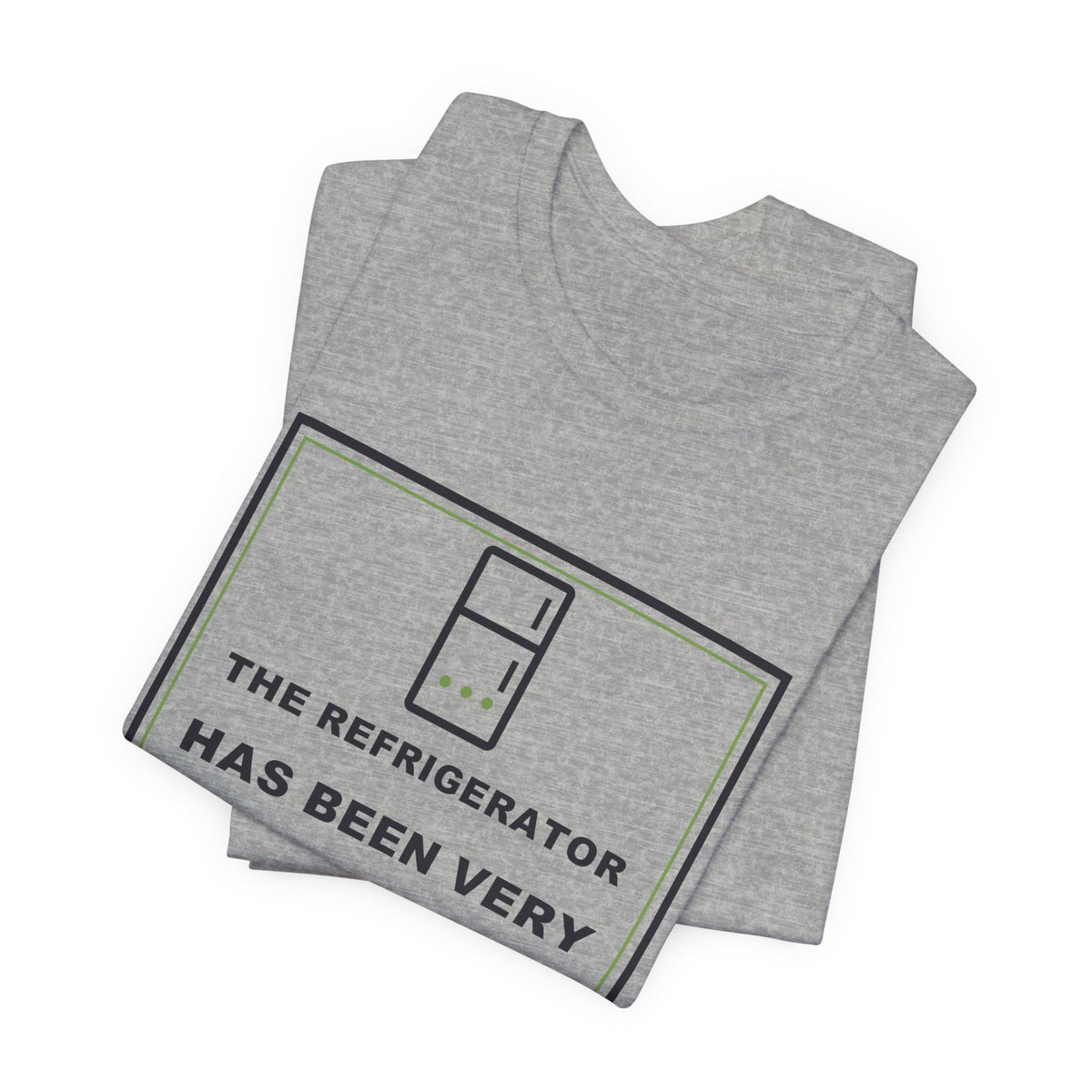The Refrigerator Has Been Very Quiet Lately Funny Anime T-Shirt - original anime design, view 14