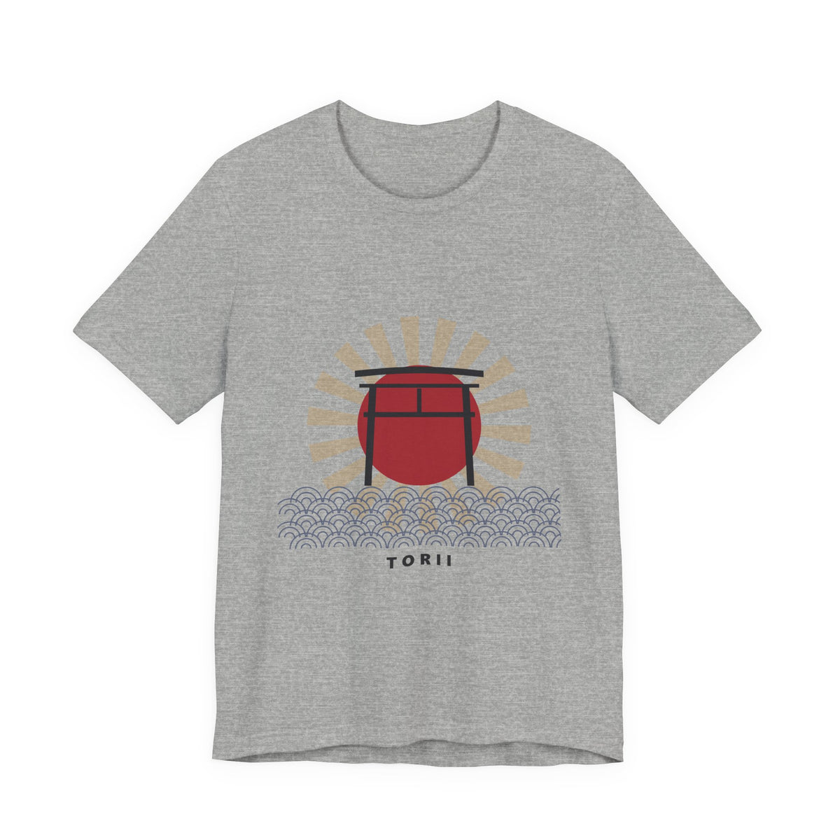 Torii Gate T-Shirt in Athletic Heather
