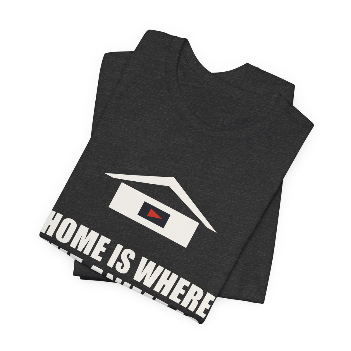 Home Is Where The Anime Is T-Shirt - original anime design, view 18