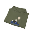 Fuji & Wave Hoodie - original anime design, view 21