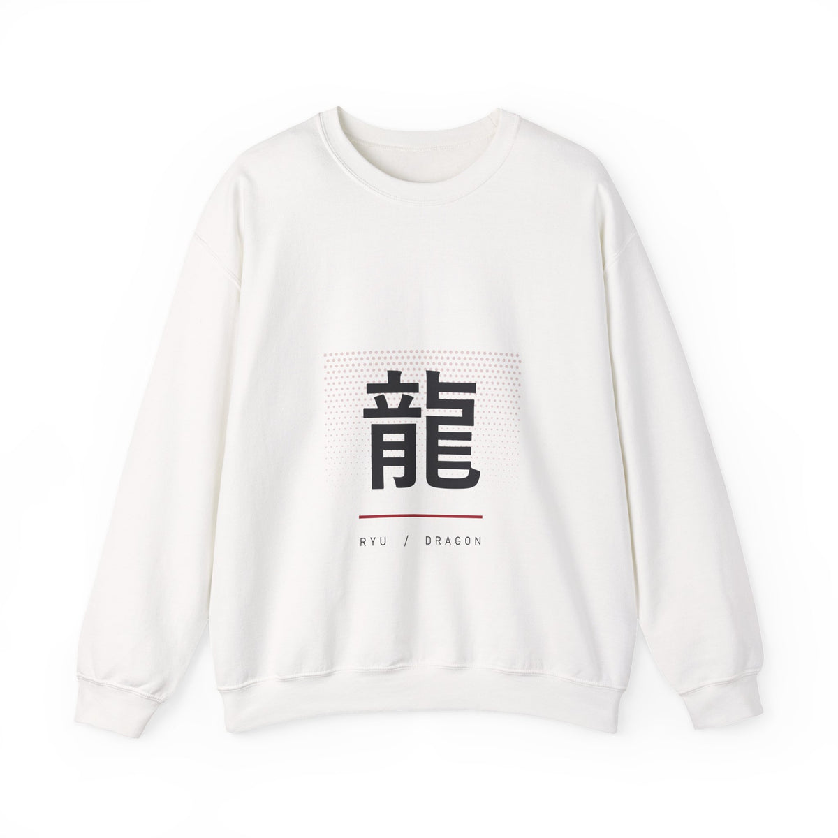 Ryu Dragon Sweatshirt in White