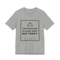 The Mountain Is Also Very Big Today Funny Anime T-Shirt in Athletic Heather