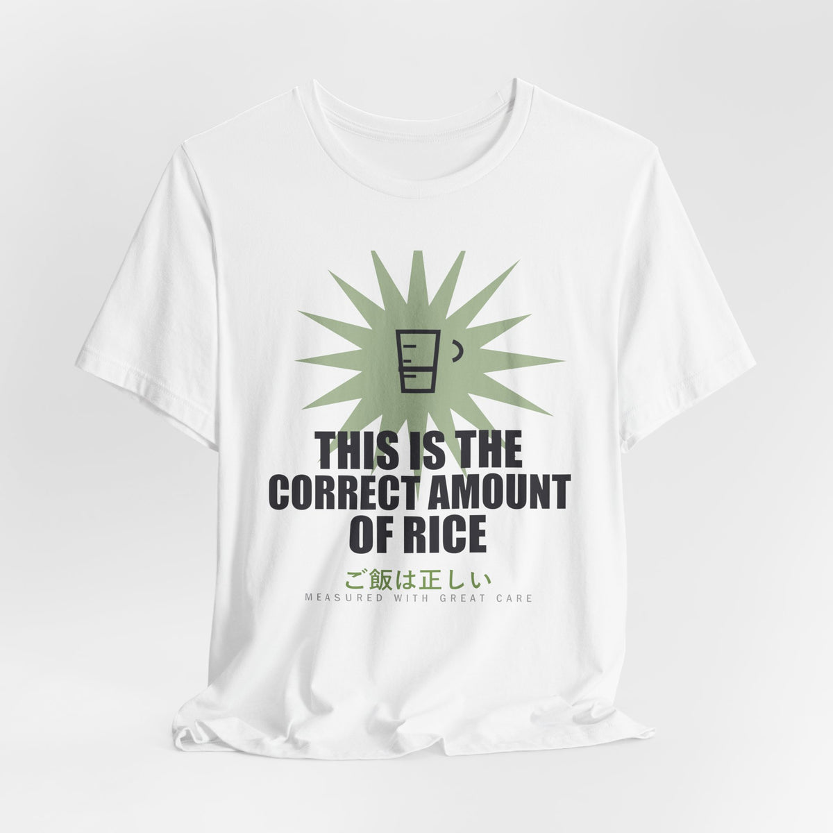 This Is The Correct Amount Of Rice Funny Anime T-Shirt - original anime design, view 3