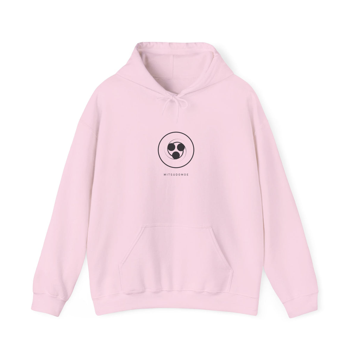 Mitsudomoe Hoodie in Light Pink
