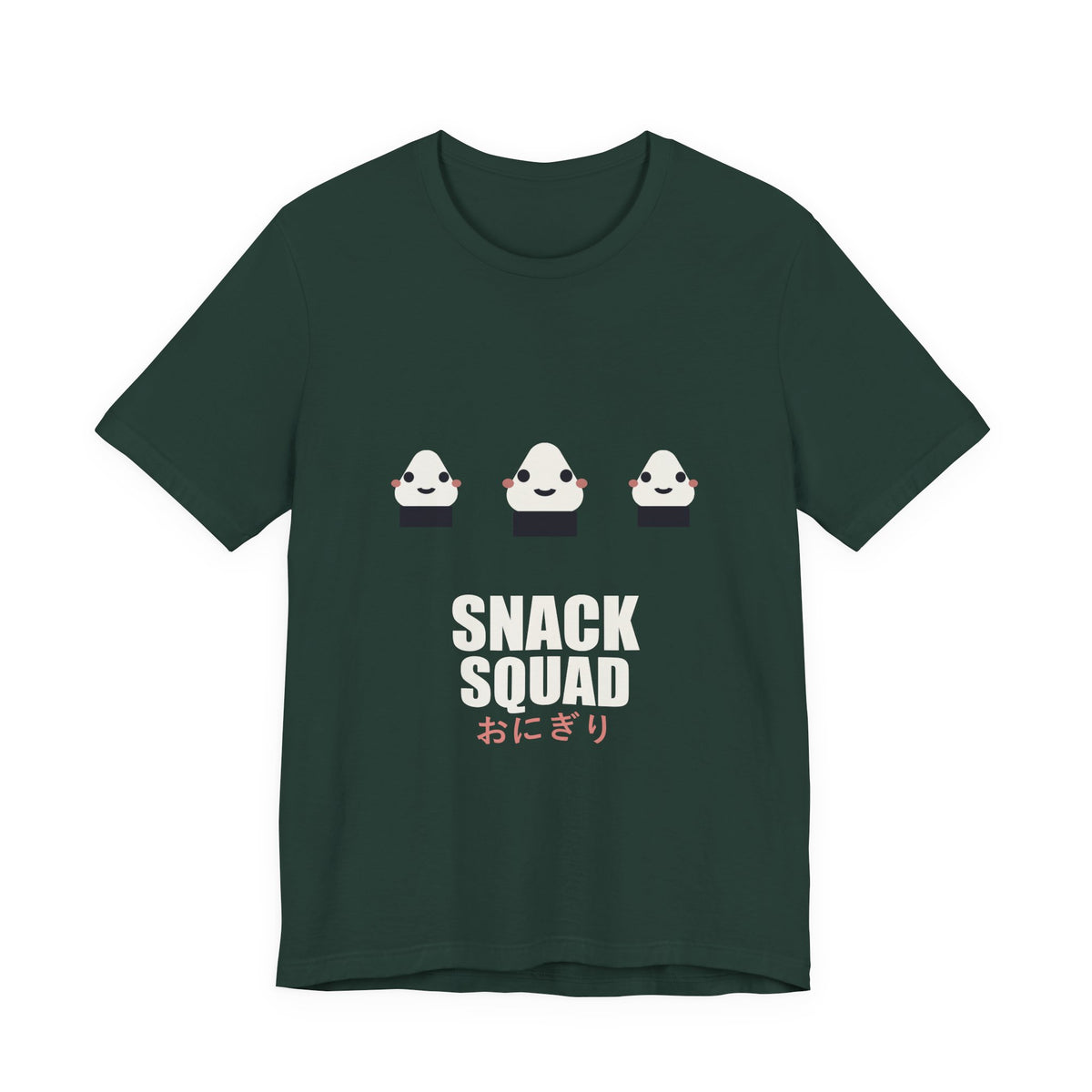 Snack Squad Anime T-Shirt in Forest
