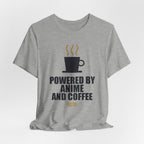 Powered By Anime And Coffee T-Shirt - original anime design, view 16