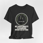 My Compliments To Whoever Invented Sitting Funny Anime T-Shirt - original anime design, view 18