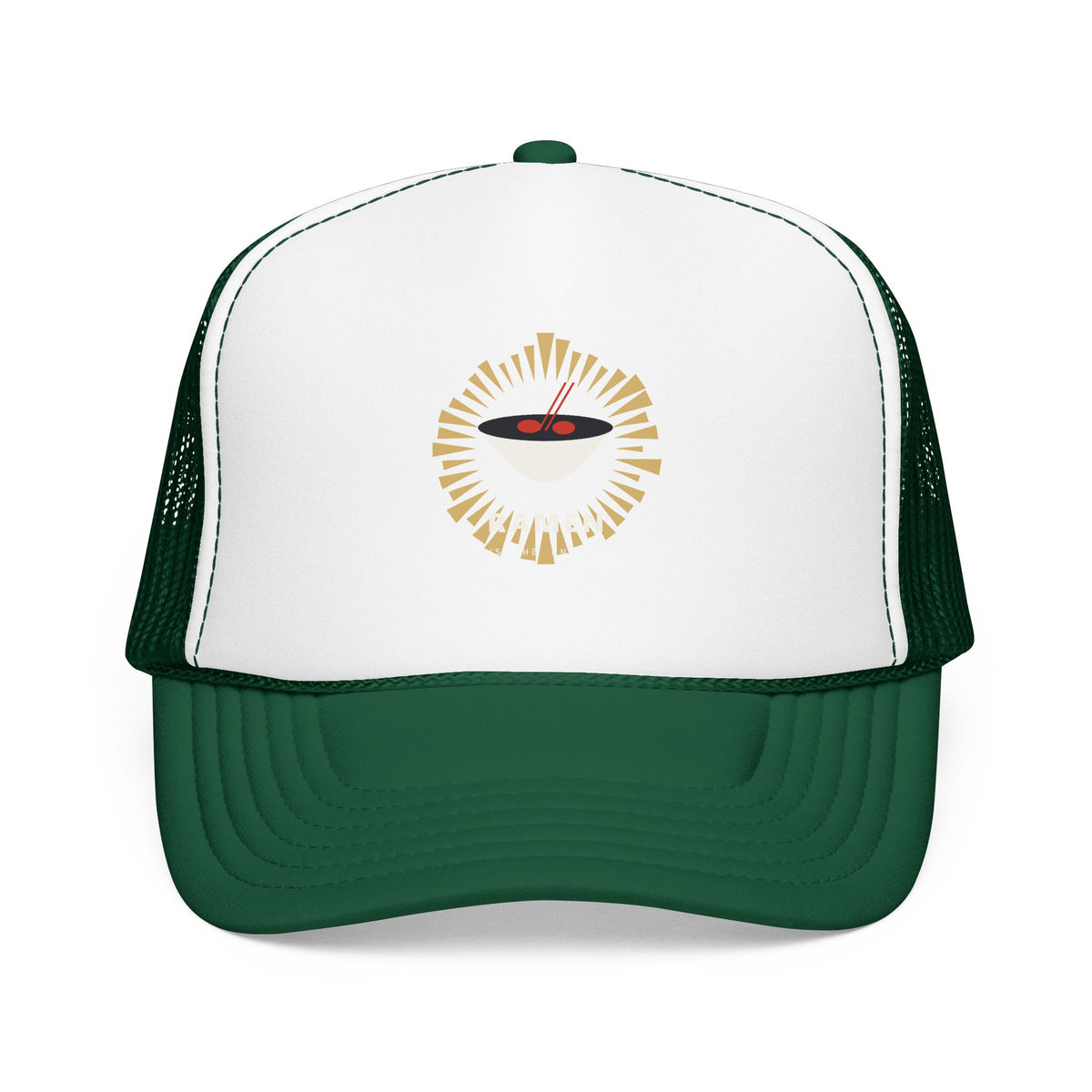 Ramen Is The Answer Trucker Cap in Kelly