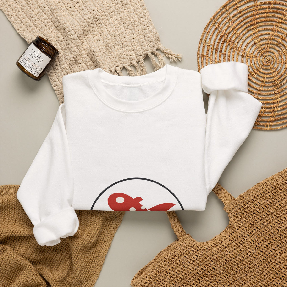 Koi Pair Sweatshirt - original anime design, view 3