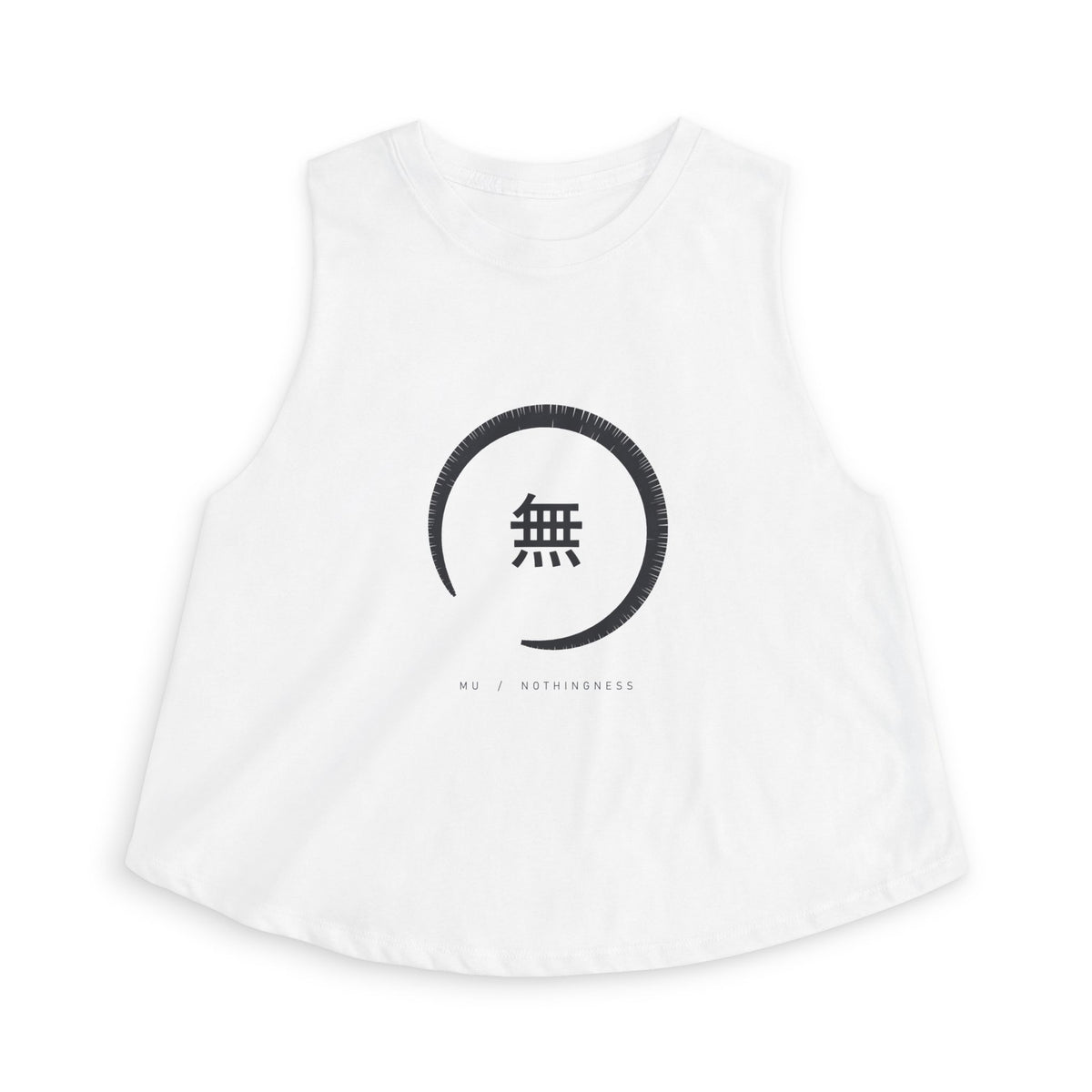 Ensō Crop Top in Solid White Blend