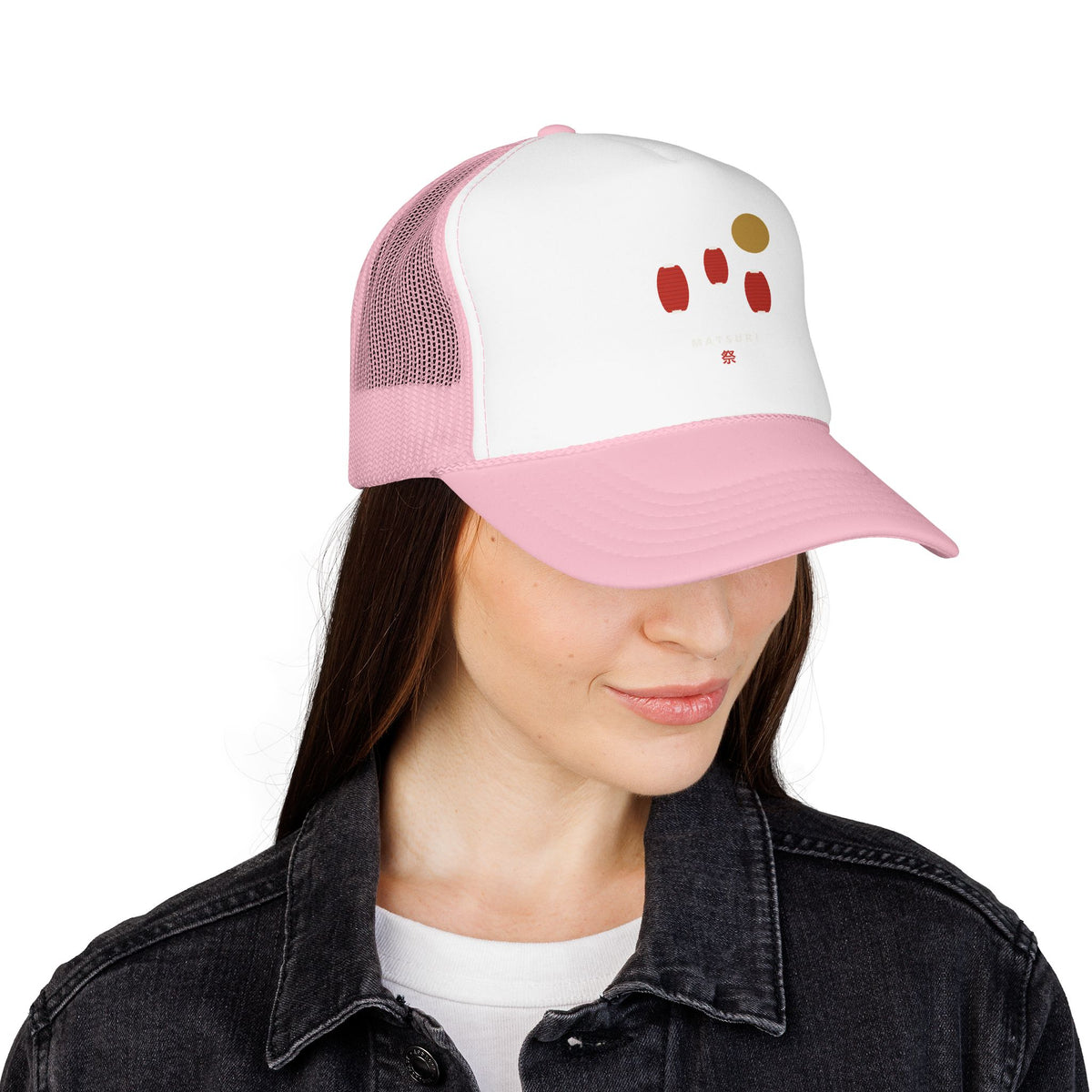 Matsuri Lanterns Trucker Cap - original anime design, view 24