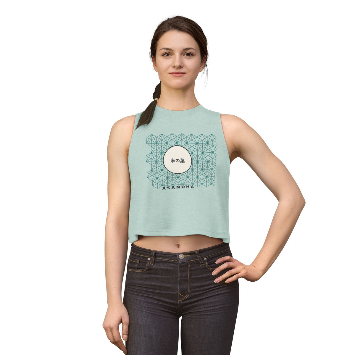 Asanoha Crop Top - original anime design, view 11