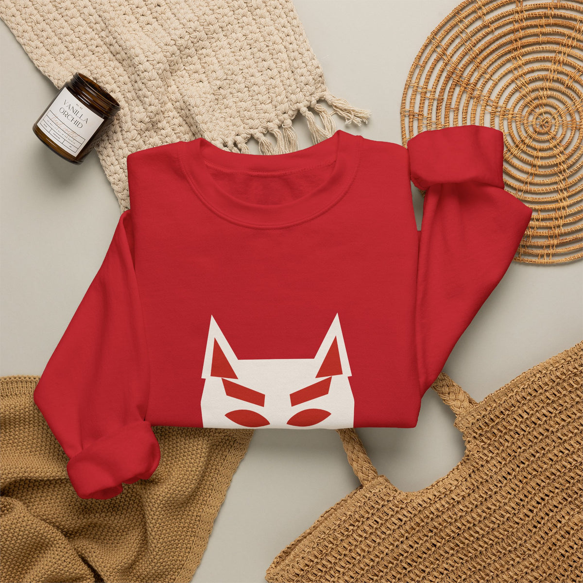 Kitsune Mask Sweatshirt - original anime design, view 54