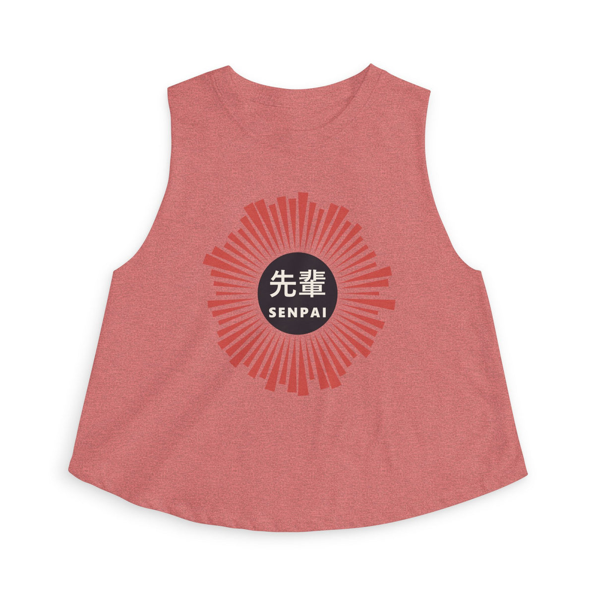 Senpai Crop Top in Heather Mauve