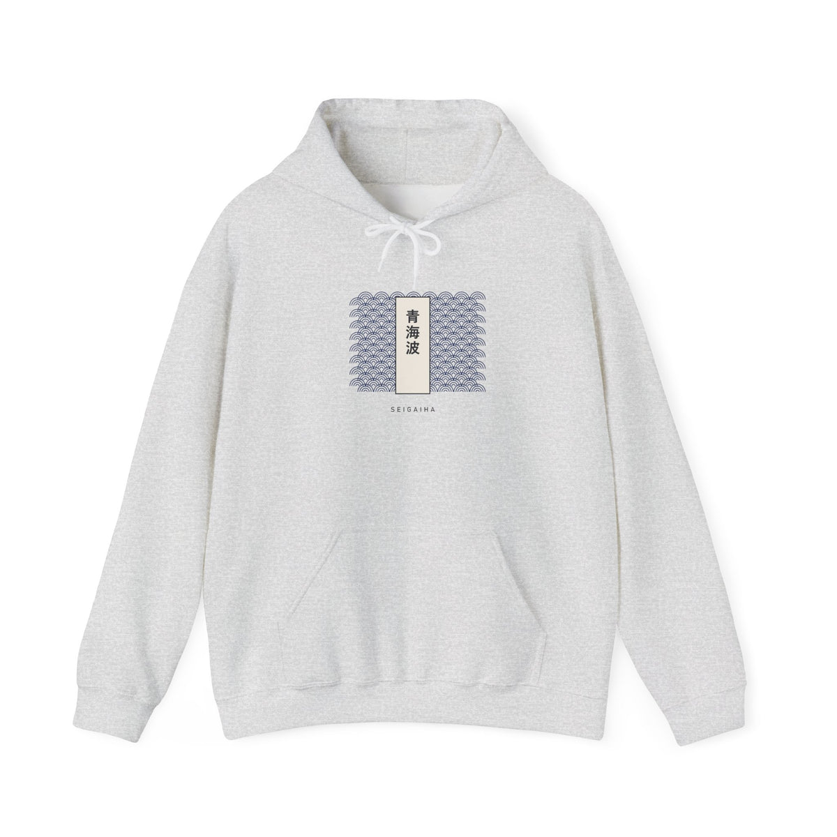 Seigaiha Hoodie in Ash