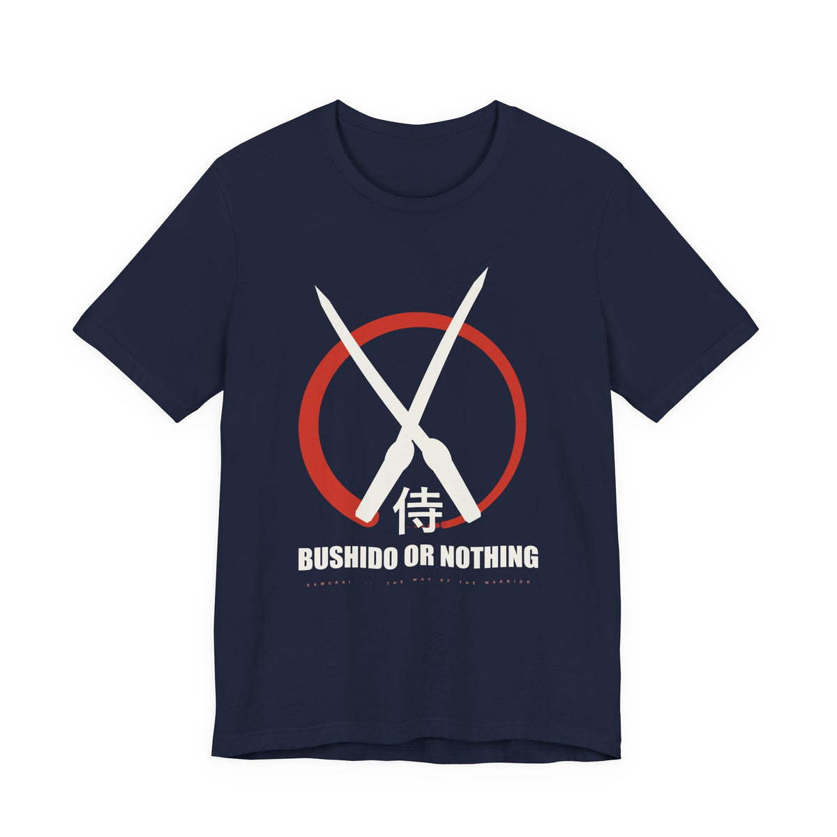 Bushido Anime T-Shirt in Navy