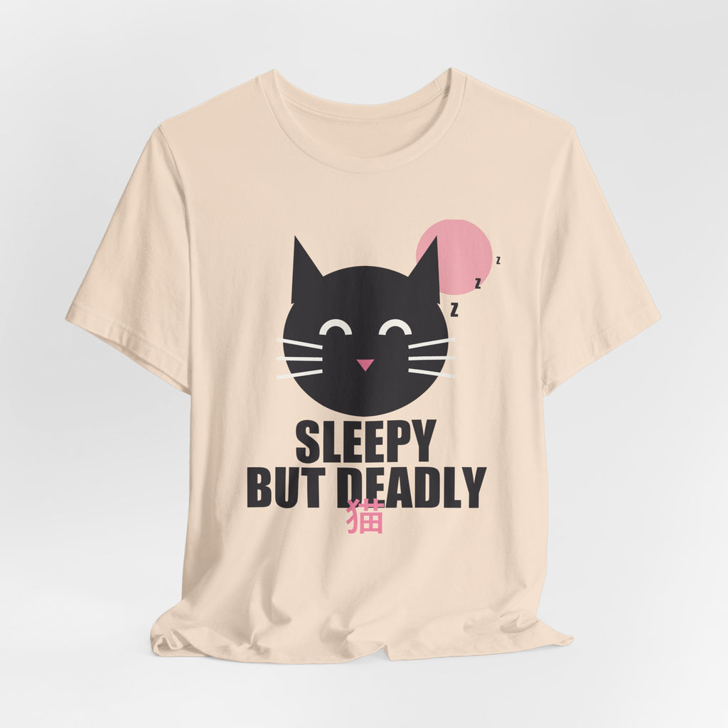 Sleepy But Deadly Anime T-Shirt - original anime design, view 10
