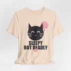 Sleepy But Deadly Anime T-Shirt - original anime design, view 10