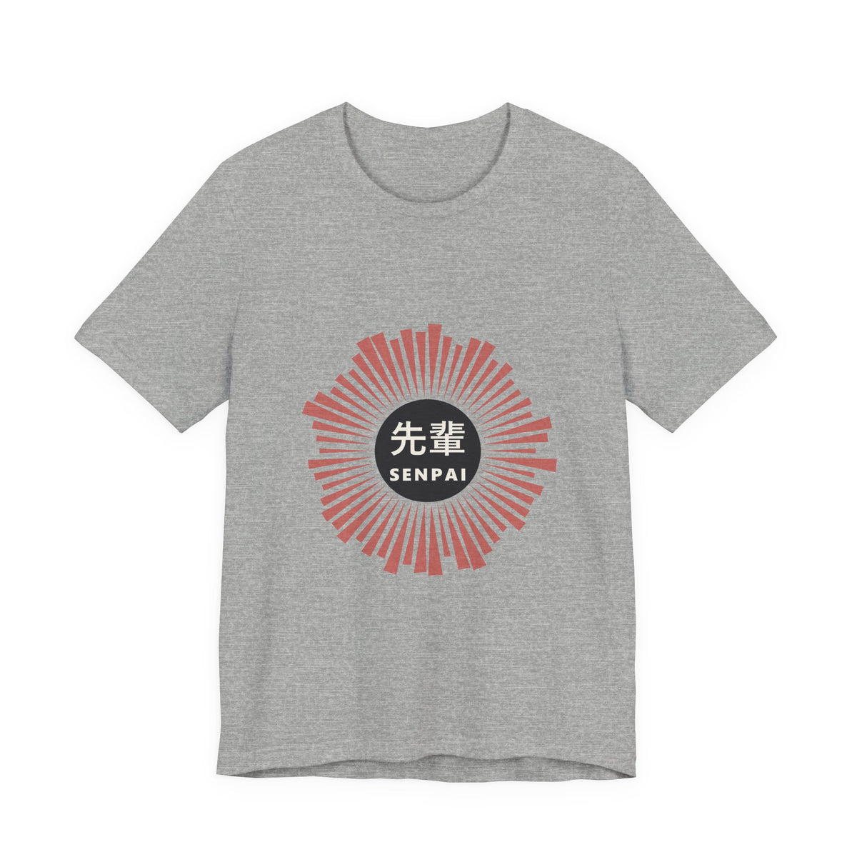 Senpai T-Shirt in Athletic Heather