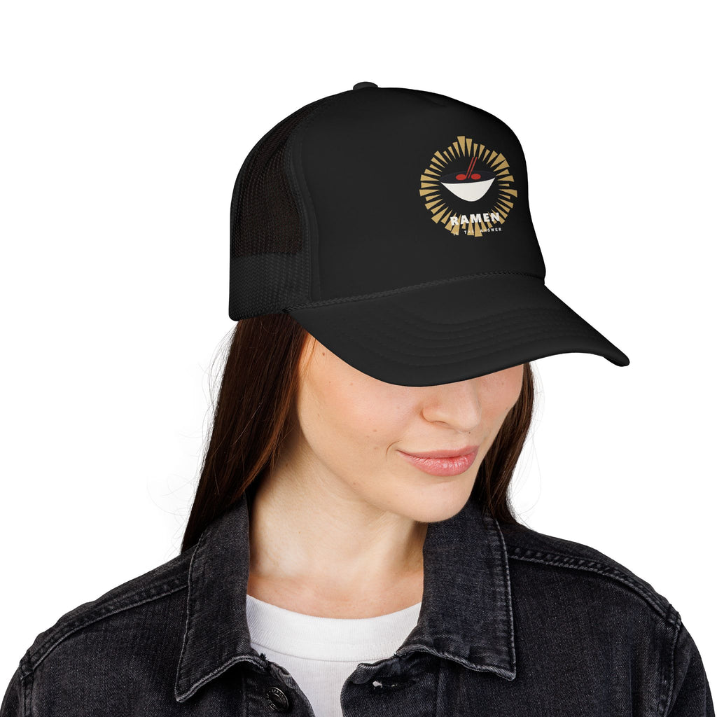 Ramen Is The Answer Trucker Cap - original anime design, view 3