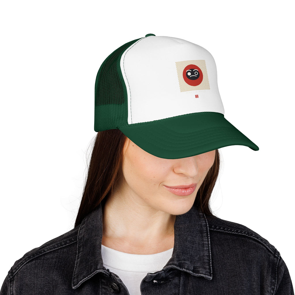 Daruma Wish Trucker Cap - original anime design, view 21
