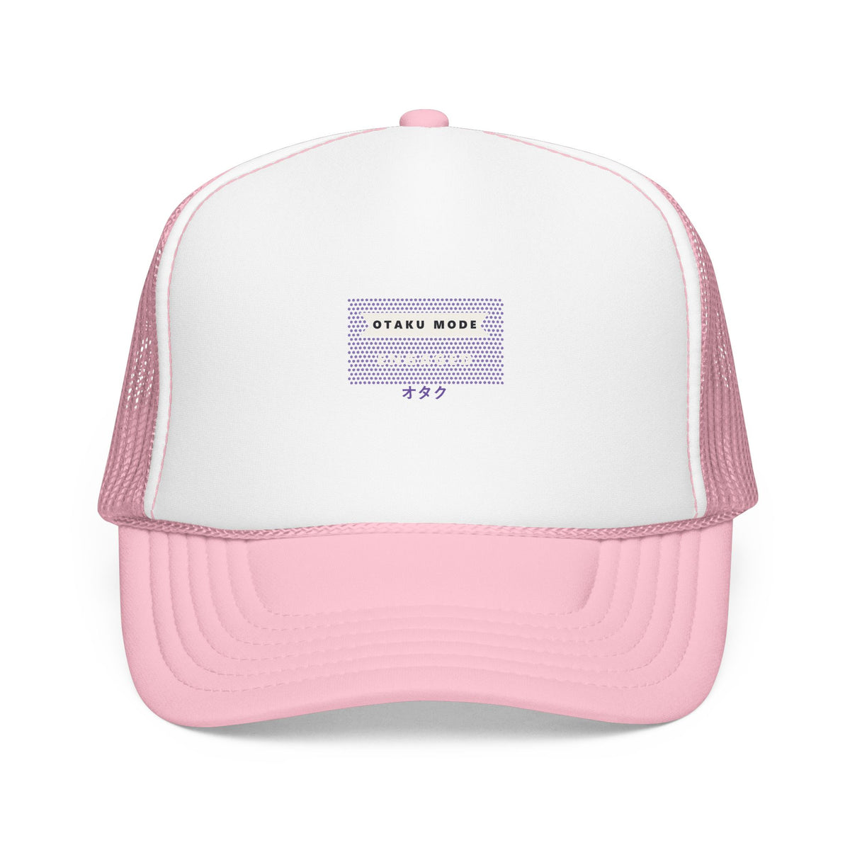 Otaku Mode Trucker Cap in Light Pink