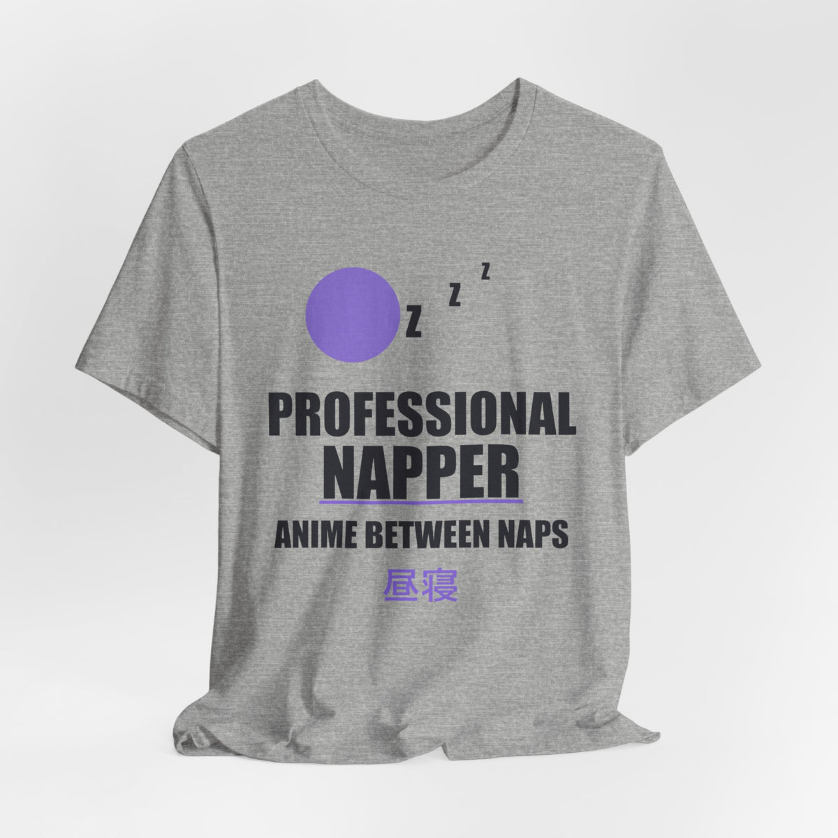 Professional Napper Anime T-Shirt - original anime design, view 16