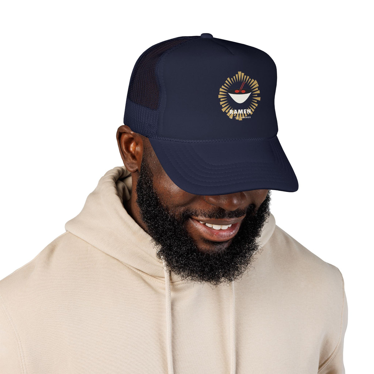 Ramen Is The Answer Trucker Cap - original anime design, view 5
