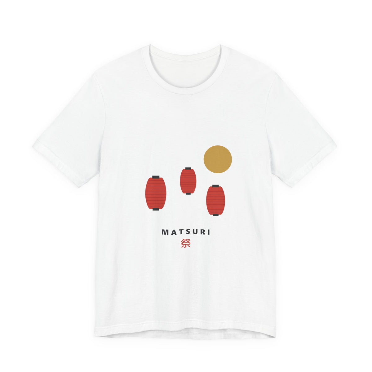 Matsuri Lanterns T-Shirt in White