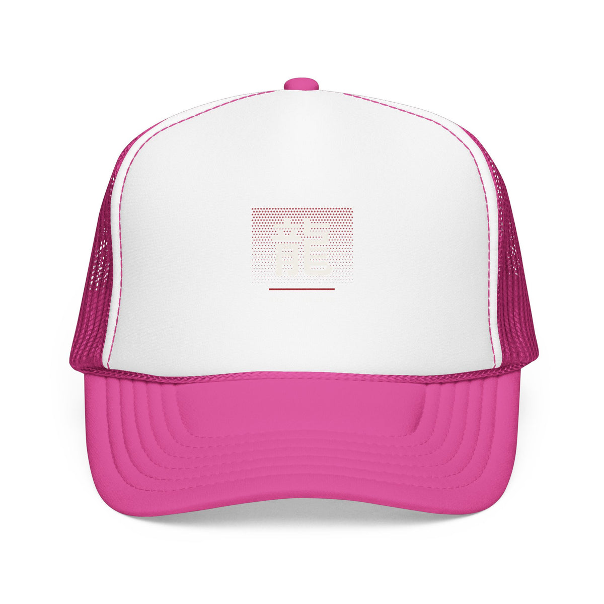 Ryu Dragon Trucker Cap in Hot Pink