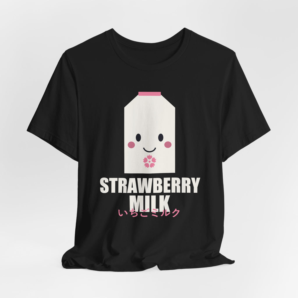 Strawberry Milk Anime T-Shirt - original anime design, view 7