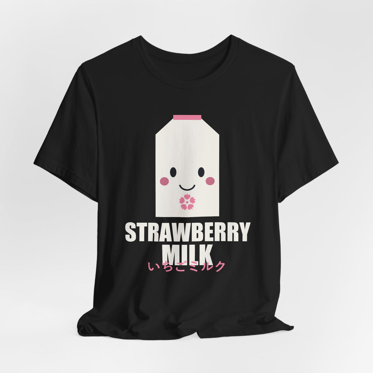 Strawberry Milk Anime T-Shirt - original anime design, view 7