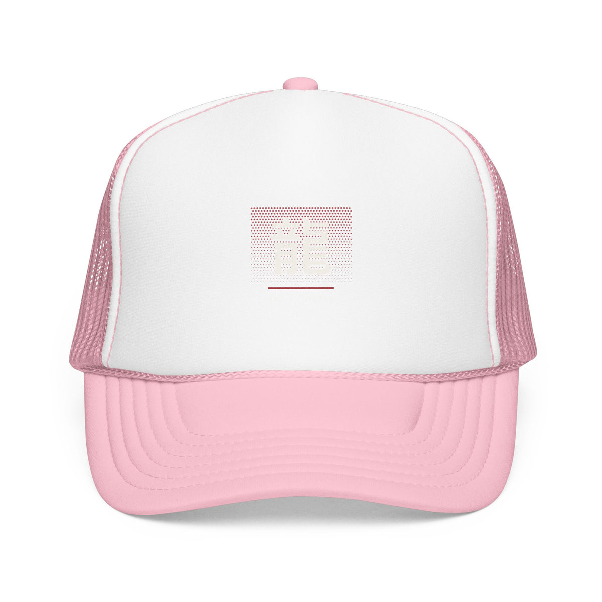 Ryu Dragon Trucker Cap in Light Pink