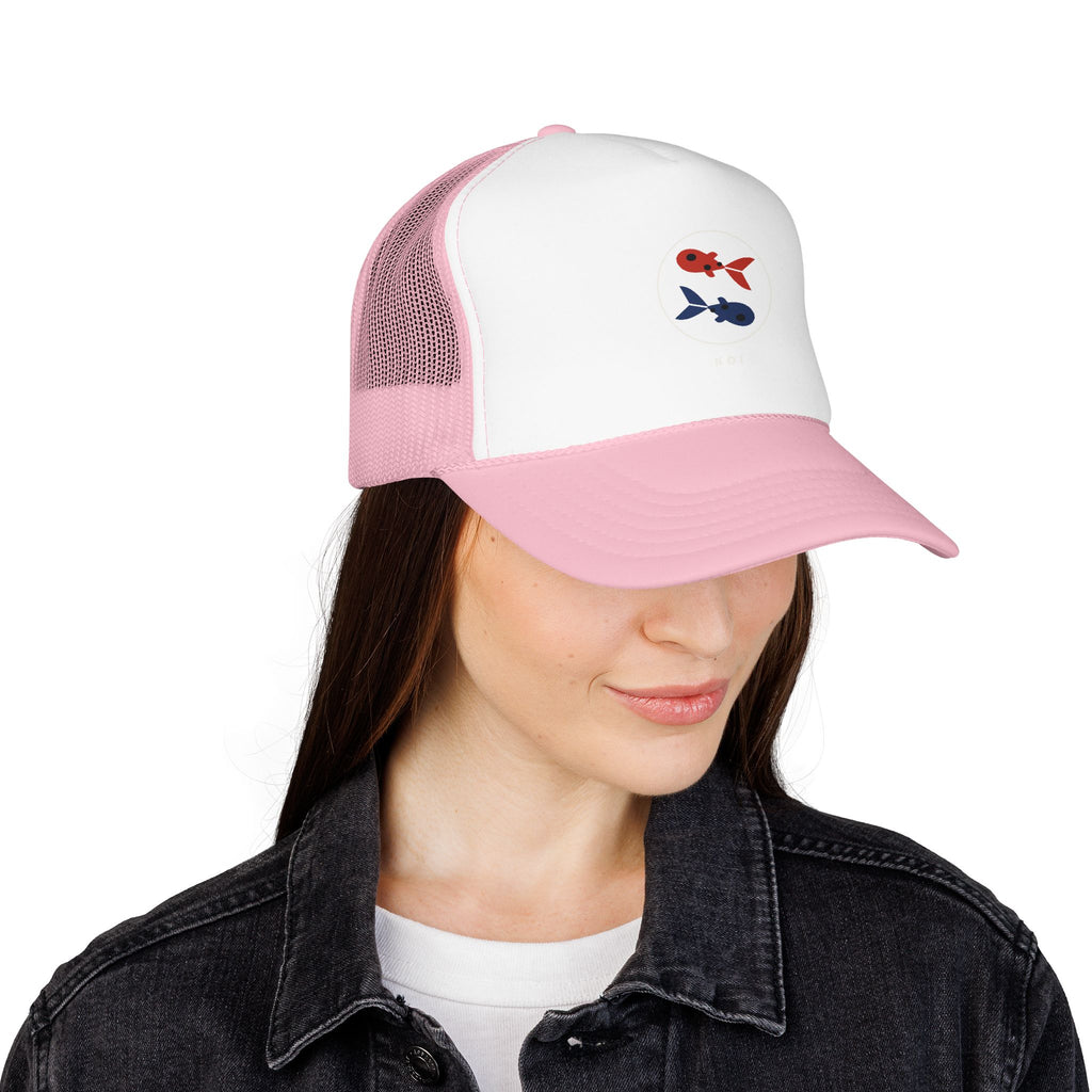 Koi Pair Trucker Cap - original anime design, view 24