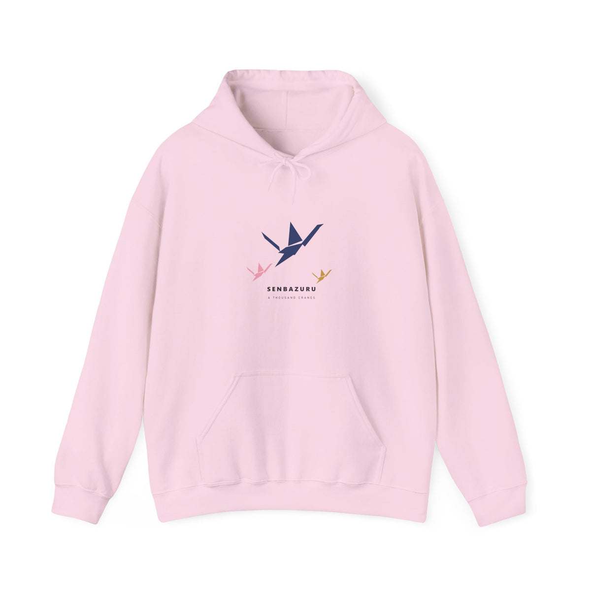 Senbazuru Hoodie in Light Pink