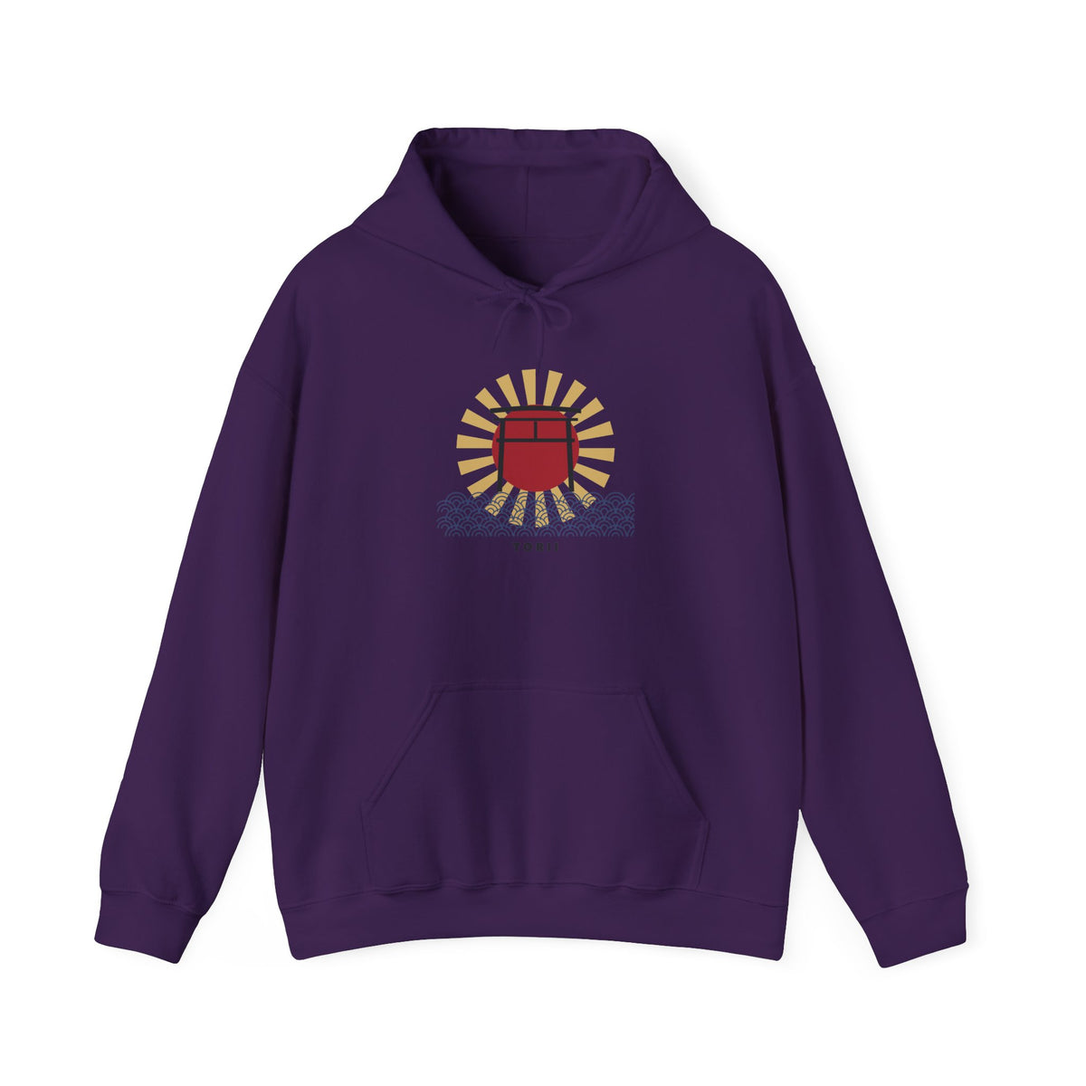Torii Gate Hoodie in Purple