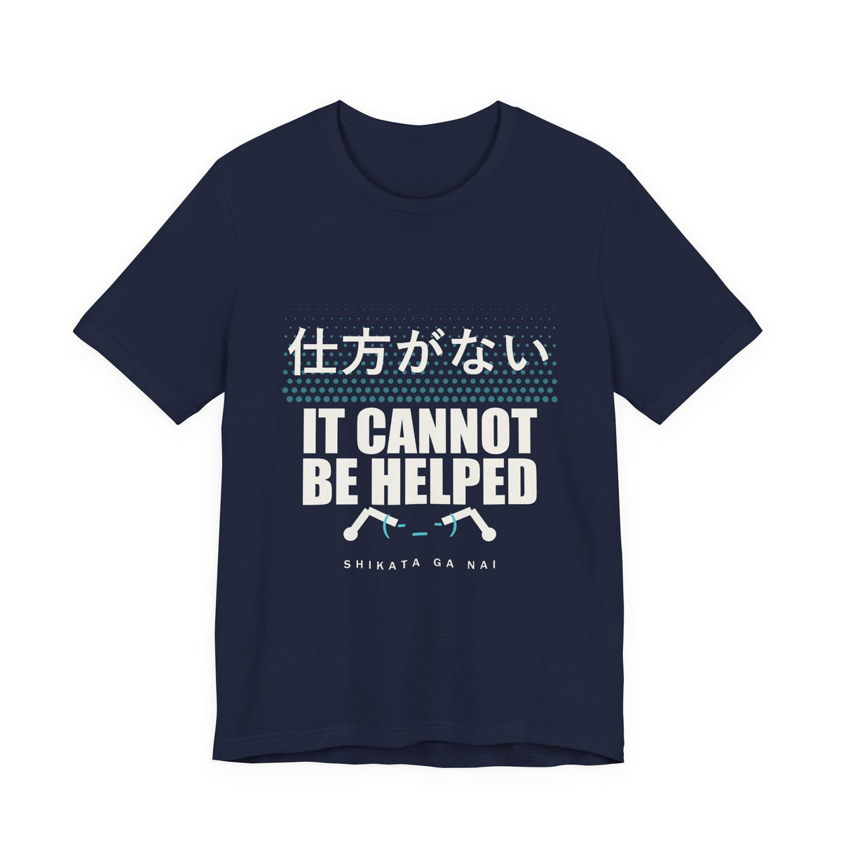 It Cannot Be Helped Anime T-Shirt in Navy